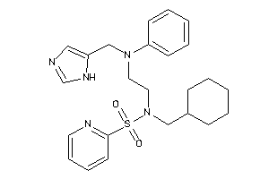 Image of N-(cyclohexylmethyl)-N-[2-[N-(1H-imidazol-5-ylmethyl)anilino]ethyl]pyridine-2-sulfonamide