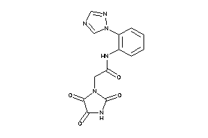 N-[2-(1,2,4-triazol-1-yl)phenyl]-2-(2,4,5-triketoimidazolidin-1-yl)acetamide