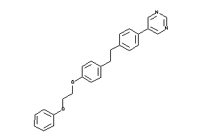 5-[4-[2-[4-(2-phenoxyethoxy)phenyl]ethyl]phenyl]pyrimidine
