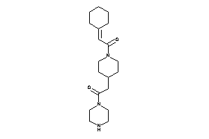 2-[1-(2-cyclohexylideneacetyl)-4-piperidyl]-1-piperazino-ethanone