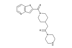 2-[1-(furo[3,2-b]pyridine-2-carbonyl)-4-piperidyl]-1-piperazino-ethanone