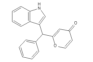 2-[1H-indol-3-yl(phenyl)methyl]pyran-4-one