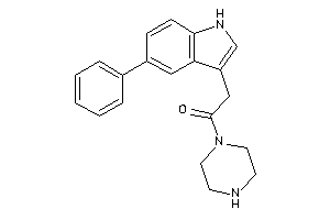 2-(5-phenyl-1H-indol-3-yl)-1-piperazino-ethanone