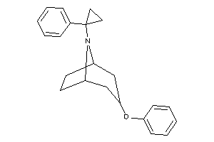 3-phenoxy-8-(1-phenylcyclopropyl)-8-azabicyclo[3.2.1]octane