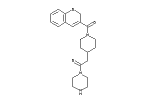 2-[1-(2H-chromene-3-carbonyl)-4-piperidyl]-1-piperazino-ethanone