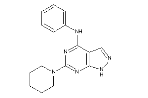 Phenyl-(6-piperidino-1H-pyrazolo[3,4-d]pyrimidin-4-yl)amine