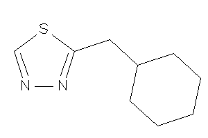 Image of 2-(cyclohexylmethyl)-1,3,4-thiadiazole