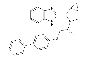 1-[4-(1H-benzimidazol-2-yl)-3-azabicyclo[3.1.0]hexan-3-yl]-2-(4-phenylphenoxy)ethanone