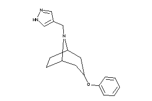 3-phenoxy-8-(1H-pyrazol-4-ylmethyl)-8-azabicyclo[3.2.1]octane