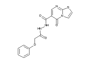 Image of 5-keto-N'-(2-phenoxyacetyl)thiazolo[3,2-a]pyrimidine-6-carbohydrazide