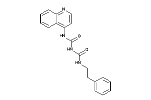 1-phenethyl-3-(4-quinolylcarbamoyl)urea