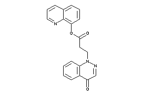 3-(4-ketocinnolin-1-yl)propionic Acid 8-quinolyl Ester