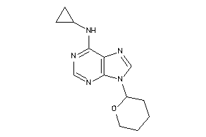 Cyclopropyl-(9-tetrahydropyran-2-ylpurin-6-yl)amine