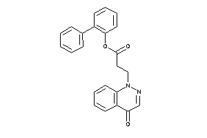 3-(4-ketocinnolin-1-yl)propionic Acid (2-phenylphenyl) Ester