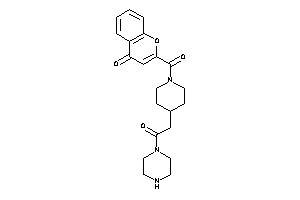 2-[4-(2-keto-2-piperazino-ethyl)piperidine-1-carbonyl]chromone