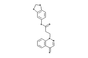 Image of 3-(4-ketocinnolin-1-yl)propionic Acid 1,3-benzodioxol-5-yl Ester