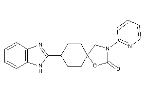 8-(1H-benzimidazol-2-yl)-3-(2-pyridyl)-1-oxa-3-azaspiro[4.5]decan-2-one