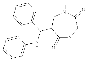Image of 6-[anilino(phenyl)methyl]-1,4-diazepane-2,5-quinone