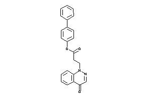 3-(4-ketocinnolin-1-yl)propionic Acid (4-phenylphenyl) Ester