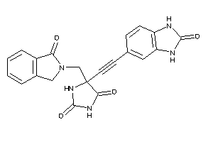 Image of 5-[2-(2-keto-1,3-dihydrobenzimidazol-5-yl)ethynyl]-5-[(1-ketoisoindolin-2-yl)methyl]hydantoin