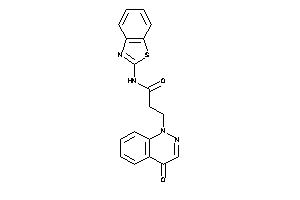 Image of N-(1,3-benzothiazol-2-yl)-3-(4-ketocinnolin-1-yl)propionamide
