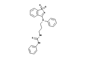 Image of 1-[3-(N-(1,1-diketo-1,2-benzothiazol-3-yl)anilino)propyl]-3-phenyl-urea