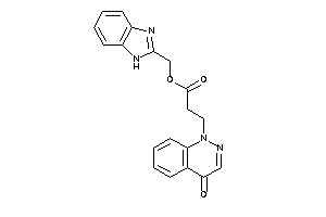 3-(4-ketocinnolin-1-yl)propionic Acid 1H-benzimidazol-2-ylmethyl Ester