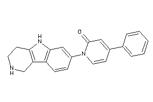 4-phenyl-1-(2,3,4,5-tetrahydro-1H-pyrido[4,3-b]indol-7-yl)-2-pyridone