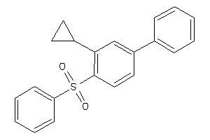 1-besyl-2-cyclopropyl-4-phenyl-benzene
