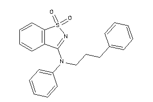 (1,1-diketo-1,2-benzothiazol-3-yl)-phenyl-(3-phenylpropyl)amine