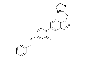 4-benzoxy-1-[1-(2-imidazolin-2-ylmethyl)indazol-5-yl]-2-pyridone