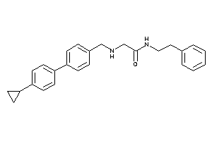 Image of 2-[[4-(4-cyclopropylphenyl)benzyl]amino]-N-phenethyl-acetamide