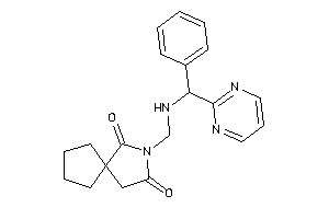 3-[[[phenyl(2-pyrimidyl)methyl]amino]methyl]-3-azaspiro[4.4]nonane-2,4-quinone