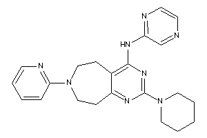 Image of [2-piperidino-7-(2-pyridyl)-5,6,8,9-tetrahydropyrimido[4,5-d]azepin-4-yl]-pyrazin-2-yl-amine