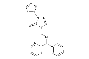 1-[[[phenyl(2-pyrimidyl)methyl]amino]methyl]-4-(2-thienyl)tetrazol-5-one