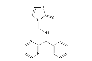 Image of 3-[[[phenyl(2-pyrimidyl)methyl]amino]methyl]-1,3,4-oxadiazole-2-thione