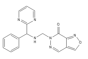 6-[[[phenyl(2-pyrimidyl)methyl]amino]methyl]isoxazolo[3,4-d]pyridazin-7-one