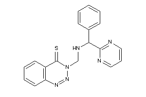 3-[[[phenyl(2-pyrimidyl)methyl]amino]methyl]-1,2,3-benzotriazine-4-thione