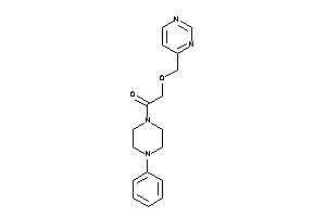 1-(4-phenylpiperazino)-2-(4-pyrimidylmethoxy)ethanone
