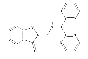 Image of 2-[[[phenyl(2-pyrimidyl)methyl]amino]methyl]-1,2-benzothiazol-3-one