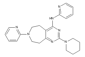 Image of [2-piperidino-7-(2-pyridyl)-5,6,8,9-tetrahydropyrimido[4,5-d]azepin-4-yl]-(2-pyridyl)amine