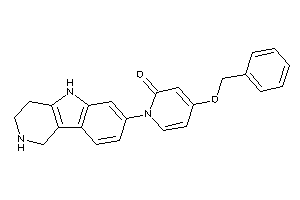 Image of 4-benzoxy-1-(2,3,4,5-tetrahydro-1H-pyrido[4,3-b]indol-7-yl)-2-pyridone