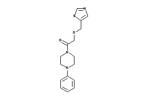 1-(4-phenylpiperazino)-2-(thiazol-5-ylmethoxy)ethanone