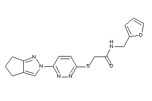 Image of 2-[[6-(5,6-dihydro-4H-cyclopenta[c]pyrazol-2-yl)pyridazin-3-yl]thio]-N-(2-furfuryl)acetamide