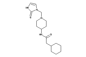 2-cyclohexyl-N-[1-[(2-thioxo-4-imidazolin-1-yl)methyl]-4-piperidyl]acetamide