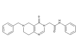 2-(6-benzyl-4-keto-7,8-dihydro-5H-pyrido[4,3-d]pyrimidin-3-yl)-N-phenyl-acetamide