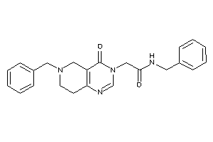 N-benzyl-2-(6-benzyl-4-keto-7,8-dihydro-5H-pyrido[4,3-d]pyrimidin-3-yl)acetamide