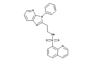 N-[2-(3-phenylimidazo[4,5-b]pyridin-2-yl)ethyl]quinoline-8-sulfonamide