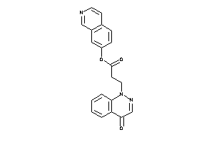 3-(4-ketocinnolin-1-yl)propionic Acid 7-isoquinolyl Ester