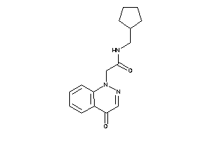 N-(cyclopentylmethyl)-2-(4-ketocinnolin-1-yl)acetamide